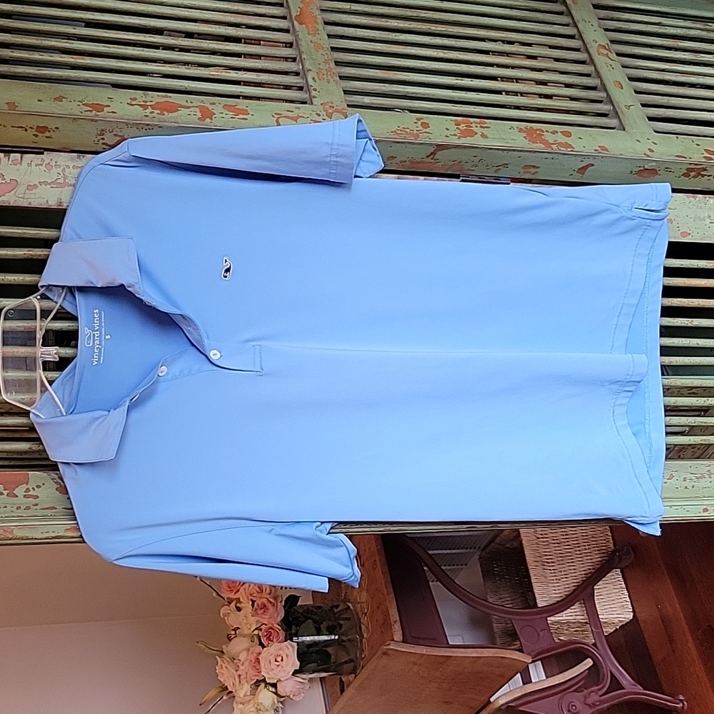Vineyard Vines Blue Active Polo S